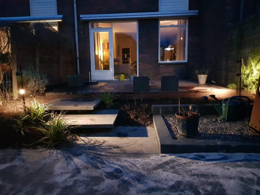 verlichting in de tuin