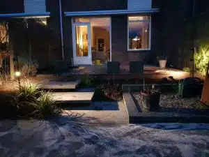 verlichting in de tuin
