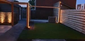 verlichting ingebouwd in pergola