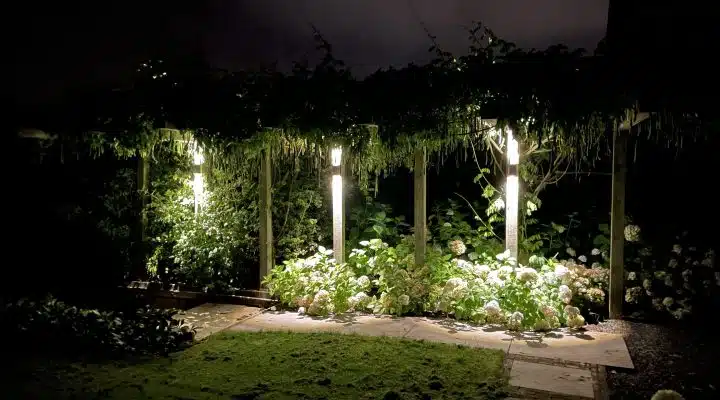 ingebouwde verlichting tuin