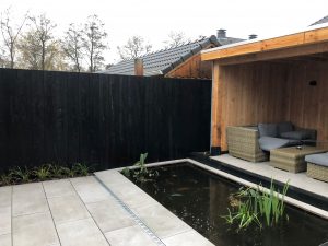 schutting en overkapping