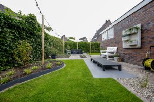 Aanleg tuin in Peize