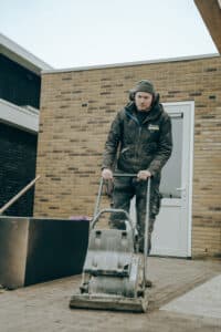 aantrillen bestrating