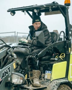 shovel rijden