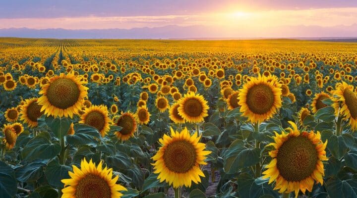 Zonnebloemen beplanting Zonnebloemen beplanting