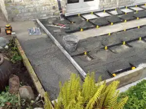 Aanleggen tuin met drainagemortel