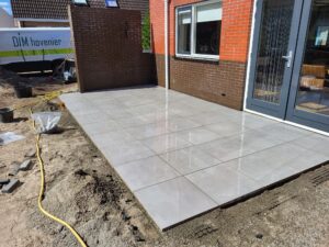 Keramische tegels terras