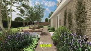 3D ontwerp tuin Paterswolde