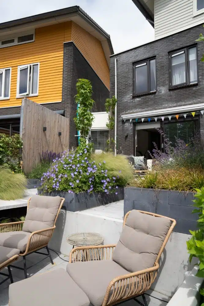 Moderne tuin in Meerstad