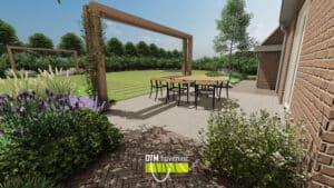 Tuinontwerp 3D Haren