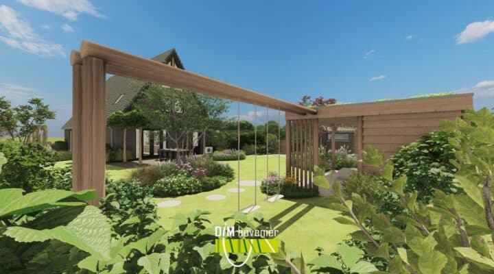 3D Tuinontwerp op maat – DIM Hovenier | Drachten • Groningen • Leek