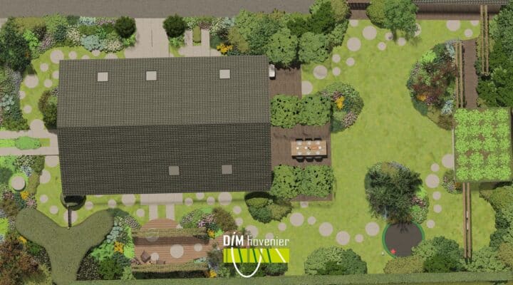 DIM Hovenier 3D Tuinontwerp, Drachten, Groningen, Leek