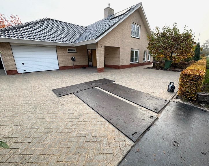 Klinker oprit Dim hovenier