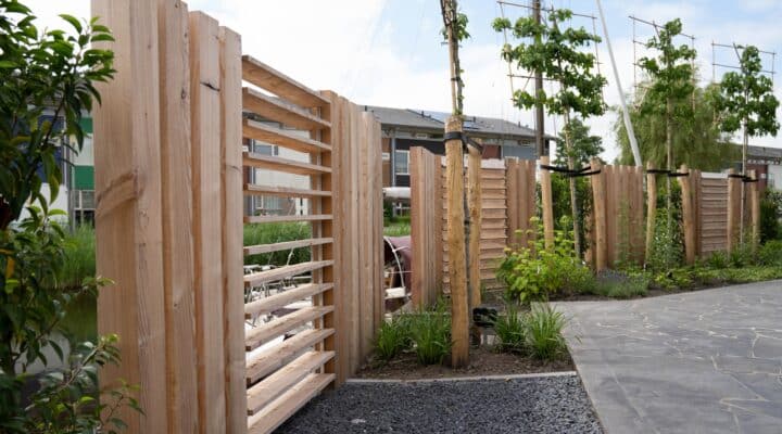 Luxe palenwand - shutters