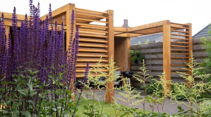 Moderne nieuwbouw tuin Groningen, Leek, Drachten