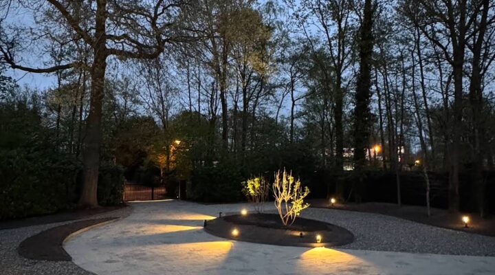 Buitenverlichting oprit DIM Hovenier